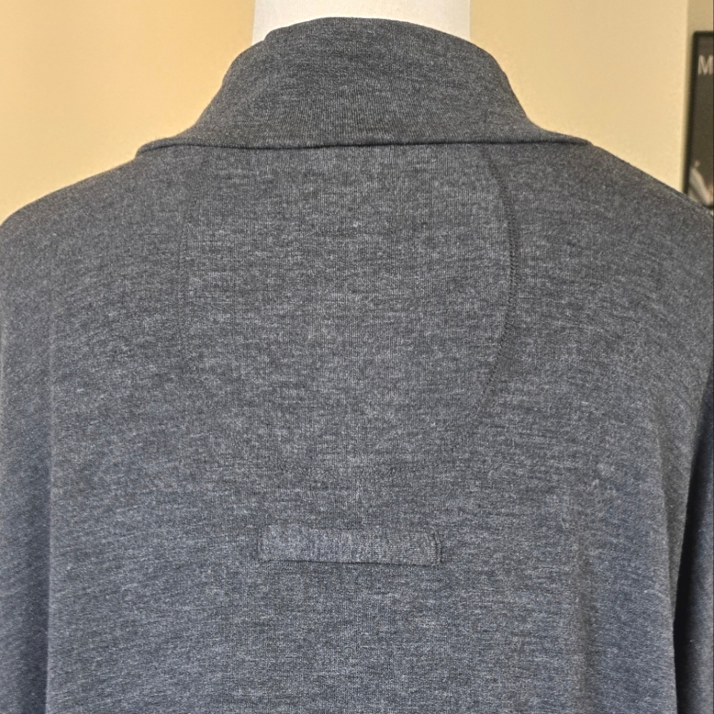 REVOLVE LNA Blake Half Zip Pullover Sweater in Grey Soft Casual Size Large - Picture 8 of 10